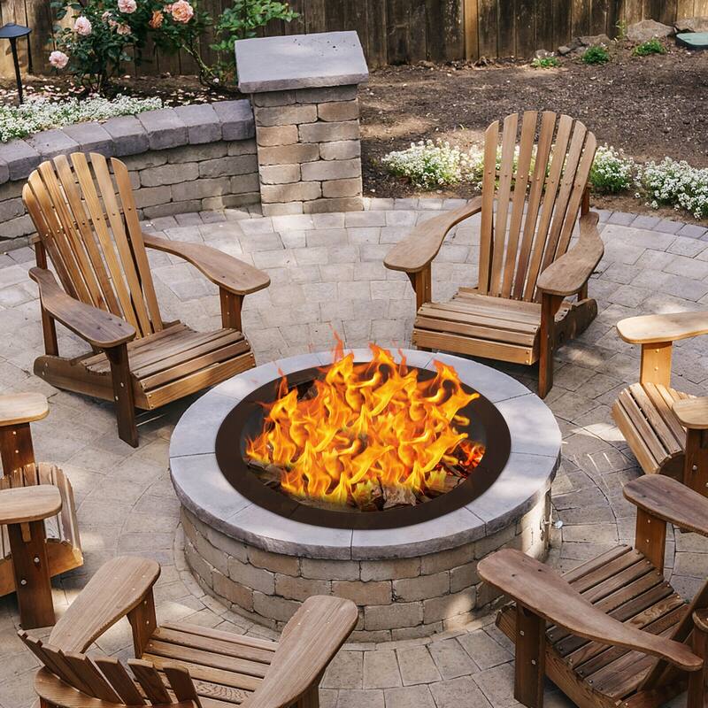 36" Heavy Duty Iron Round Brazier Fire Pit Bed Bath & Beyond 40520427